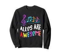 Altos Notenschlüssel Noten Singen Gesang Chor Musik Geschenk Sweatshirt