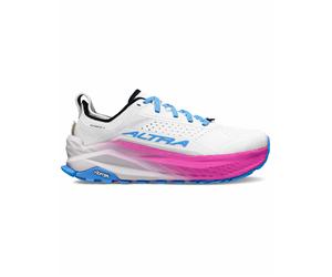 Altra - Traillaufschuhe - W Olympus 6 White/Blue für Damen - Größe 38,5 - Blau Blau 38.5