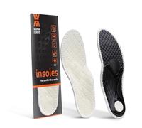 Alu Tech Pro | Warme Lammwoll-Fleece Einlegesohlen für Damen & Herren, Für Schuhe, Stiefel, Hausschuhe, Aluminium, Latex-Schaum, Aktivkohle | Winter Sohlen | 44 EUR