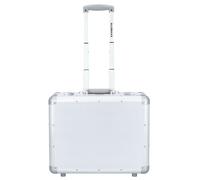 Alumaxx 2-Rollen Businesstrolley Laptopfach 37 cm silberfarben