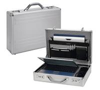 ALUMAXX Aktenkoffer KRONOS silber bis 43,2 cm (17 Zoll)