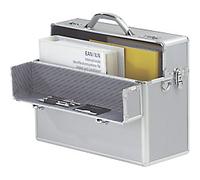 Alumaxx Alpha Schnappverschluss Aktentasche Aluminium Silber 45100