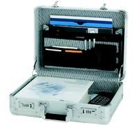 Alumaxx Alu-Aktenkoffer Taurus 46x34,5x15,0 cm 2,9kg Aluminium silber Packung mit 4 Stück - 45114