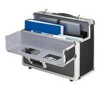ALUMAXX Alu-Pilotenkoffer, mit Tragegriff, mit Laptopfach, Aluminium, silber