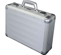 Alumaxx Attache-Laptopkoffer Venture silber matt