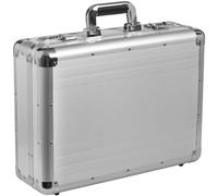 Alumaxx Attachékoffer Taurus A4 mit Reißverschluss silber, 46x34x16 cm