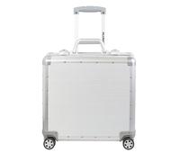 ALUMAXX Business Trolley Koffer GEMINI, silber 360° Leichtlaufdoppelrollen,Tragegriff