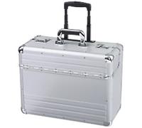 Alumaxx Omega Schnappverschluss Aktentasche Aluminium Silber 45122
