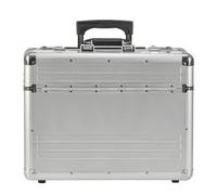 Alumaxx Pilotenkoffer Trolley Business Aktenkoffer Alu Koffer Omega Laptop Notebook 17" 45122 - silber Aluminium 45122