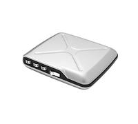 Aluminium geldbörse mit zahlenschloss, der Taschen Safe, RFID Schutz gegen betrug und entmagnetisierung, sicherer kartenhalter, Modell Code Wallet