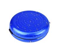Aluminum Coin Box | 83 x 27 mm Portable Pocket Coin Case, Corrugated Portable and Small Money Sorter and Holder | Card Cases & Money Organizer for Collectors, blau, Consulte la descripción, Siehe