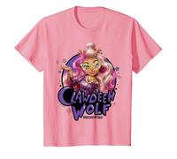 Alumni von Monster High - Clawdeen Wolf T-Shirt, Kinder, Rosa, 140
