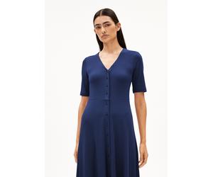 ALURAA KLEID | Bio-Baumwoll-Mix - blau (S)