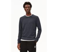 ARMEDANGELS ALVAARIO - Männer Regular Fit Strickpullover - mehrfarbig S steel melange-dark morning-night sky