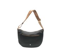 Alviero Martini 1A Classe Bequeme, praktische und geräumige Halbmond-Umhängetasche., 0001 Black