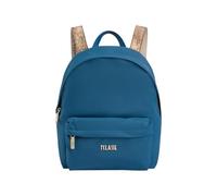 Alviero Martini 1A Classe Rucksack aus PVC, Coated Canvas, Blau, 31 x 20 x 7 cm, verstellbarer Schultergurt, 2 Taschen