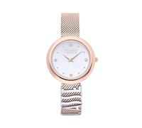 Alviero Martini Prima Class - Antigua Uhr aus zweifarbigem Stahl Roségold und Silber 1671340, Armband