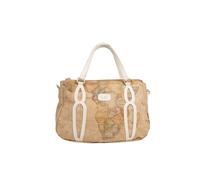 Alviero Martini Prima Class Handtasche mit Schultergurt Geo Elfenbein