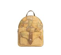 Alviero Martini Prima Class Rucksack mit Fronttasche Tabak
