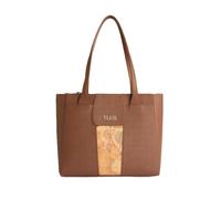 Alviero Martini Prima Class Windy City Shopping Bag Medium Kastanie mit Geo Classic Einsatz