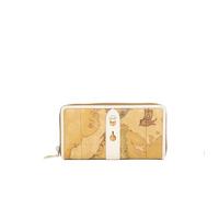 Alviero Martini Prima Class Ziparound Geldbörse für Damen, Elfenbein