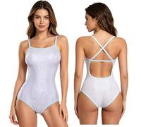 Alvivi Anime Unterwäsche Damen Damen Badeanzug High Cut Thong Sport Surfbekleidung Anime Stil Einteilige Bikini Badeanzüge Party Typ F XXL