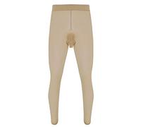 Alvivi Lange Unterhosen Unterwäsche Herren Strumpfhosen Leggings Winter Hosen Base Layer Unterwäsche Thermo Hose Long Johns Schlafhose Nahtlose Dessous Reizwäsche A Nude D Einheitsgröße