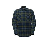 Alvra Longsleeve Shirt Men, Longsleeve Shirt Herren - Mammut marine-dark marsh L