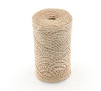 alwaiiz Juteschnur 2mm x 300m, Reißfest Jute Kordel, Jutegarn Geeignet für Geschenkverpackungen, Basteln und Leichte Gartenarbeit, Braun