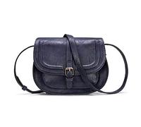 AlwaySky Geldbeutel Hobo Umhängetaschen für Damen Klein Veganes Leder Schulter Sattel Sling Handtasche Dunkelblau