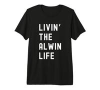 Alwin Lebt Das Alwin-Leben Name Lustig Premium T-Shirt