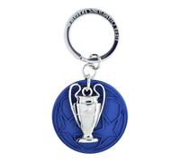 AMBALLCOM, UEFA Champions League Replika Schlüsselanhänger - 2D PVC, Trophäen-Replik, Offizielles Starball-Design, Fußball-Fanartikel
