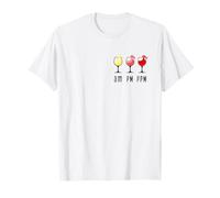 AM PM PPM Wein Vino Weißwein Rose Rotwein Lustiger Sommelier T-Shirt
