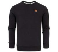 Amaci&Sons Herren Basic College Sweatjacke Pullover Hoodie Sweatshirt 4056 Schwarz XXL