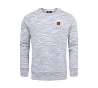 Amaci&Sons Herren Basic College Sweatjacke Pullover Hoodie Sweatshirt 4070 Blau M