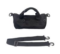 Amagogo Handliche Tasche, Kinder-Reisetasche, Mehrzweck-Sporttasche aus Oxford-Stoff, kleine tragbare Tanz-Reisetasche, Handtasche für Ballett, Schwarz