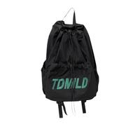 Amagogo Rucksack mit Kordelzug, wasserabweisend, große Kapazität, Kordelzugbeutel, Sportsack für Reisen, Outdoor, Klettern, Wandern, Schwarz