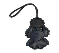 Amagogo Teddy-Hund-Schlüsselanhänger zum Aufhängen, Ornament, Schlüsselanhänger, Tier-Schlüsselanhänger, Dekoration, Anhänger, Handtaschen-Charm für, Schwarz