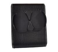 Amagogo Uhrenbeweger für Automatikuhren, drehbar, Aufbewahrung des Uhrengehäuses, 2 Fächer, Uhrenbox, Uhrenhalter für den Tisch, Kohlefaserdruck