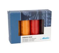Amann Mettler DENIM DOC No.74 Terra Garnset (4 Spulen/ 100 m)