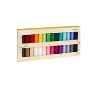Amann/Mettler Embroidery thread set in basic colors of 28 rl.