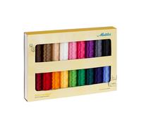Amann/Mettler Embroidery thread set in basic colors of 18 rl.