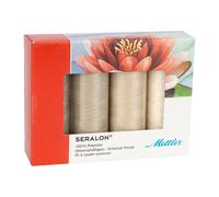 Amann Mettler Seralon No.100 Garnset beige (4 x 200 m)