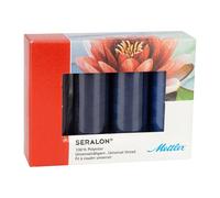 Amann Mettler Seralon No.100 Garnset navy (4 x 200 m)