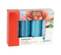 Amann Mettler Seralon No.100 Garnset ocean (4 x 200 m)