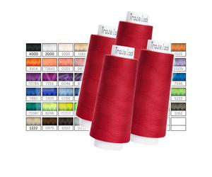 Amann Mettler Trojalock No.120/ 2500 m Overlockgarn (4 x gleiche Farbe)