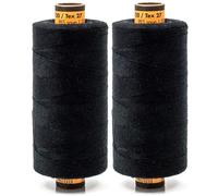 AMANN Nähgarn - Stärke 120-2 Konen a 1000m - 100% Polyester - Universalgarn - Faden - mit Haushaltsnähmaschine und Industrienähmaschine