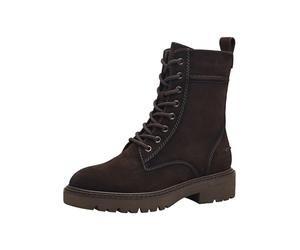 Amaris Damen Klassische Stiefel, Frauen Stiefel,TOUCHit-Fußbett | 1-25236-43 - Reißverschluss & Schnürung, herausnehmbares Fußbett & TOUCH-IT Fußbett, flache Sohle