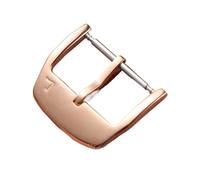 AMAUPCKCA Edelstahl-Uhrenschnalle for Jaeger-LeCoultre-Uhrenarmband, Dornschließe, 16/18 mm, Armbandzubehör(Rose Gold,18mm)