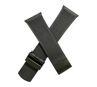 AMAUPCKCA Ersatz-Uhrenarmband for Skagen Unisex-Uhr mit Schraubschmalband 28 mm-22 mm(Black)